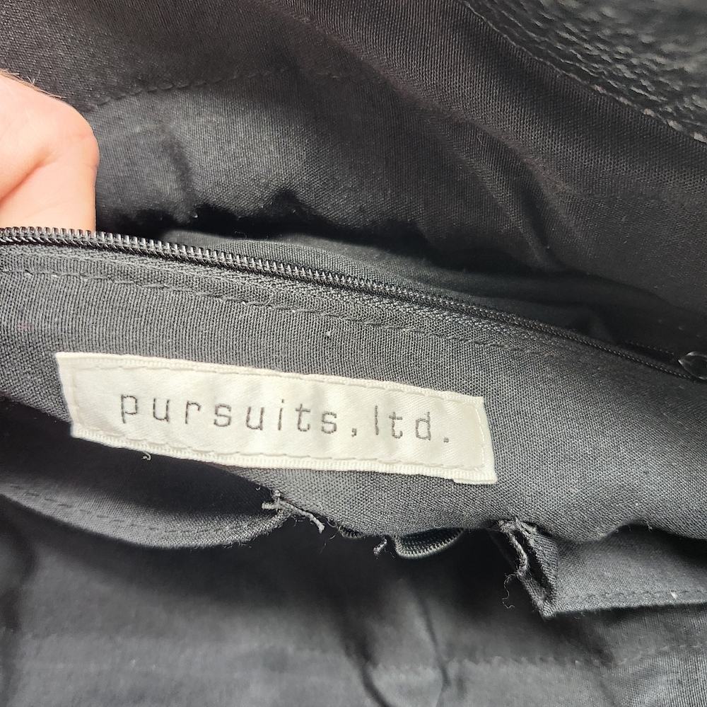 Pursuits Ltd. Multicolor Patchwork Tote/Sinch Lea… - image 8